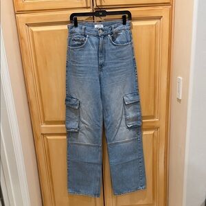 Sandro Blue Wide Leg Jeans
